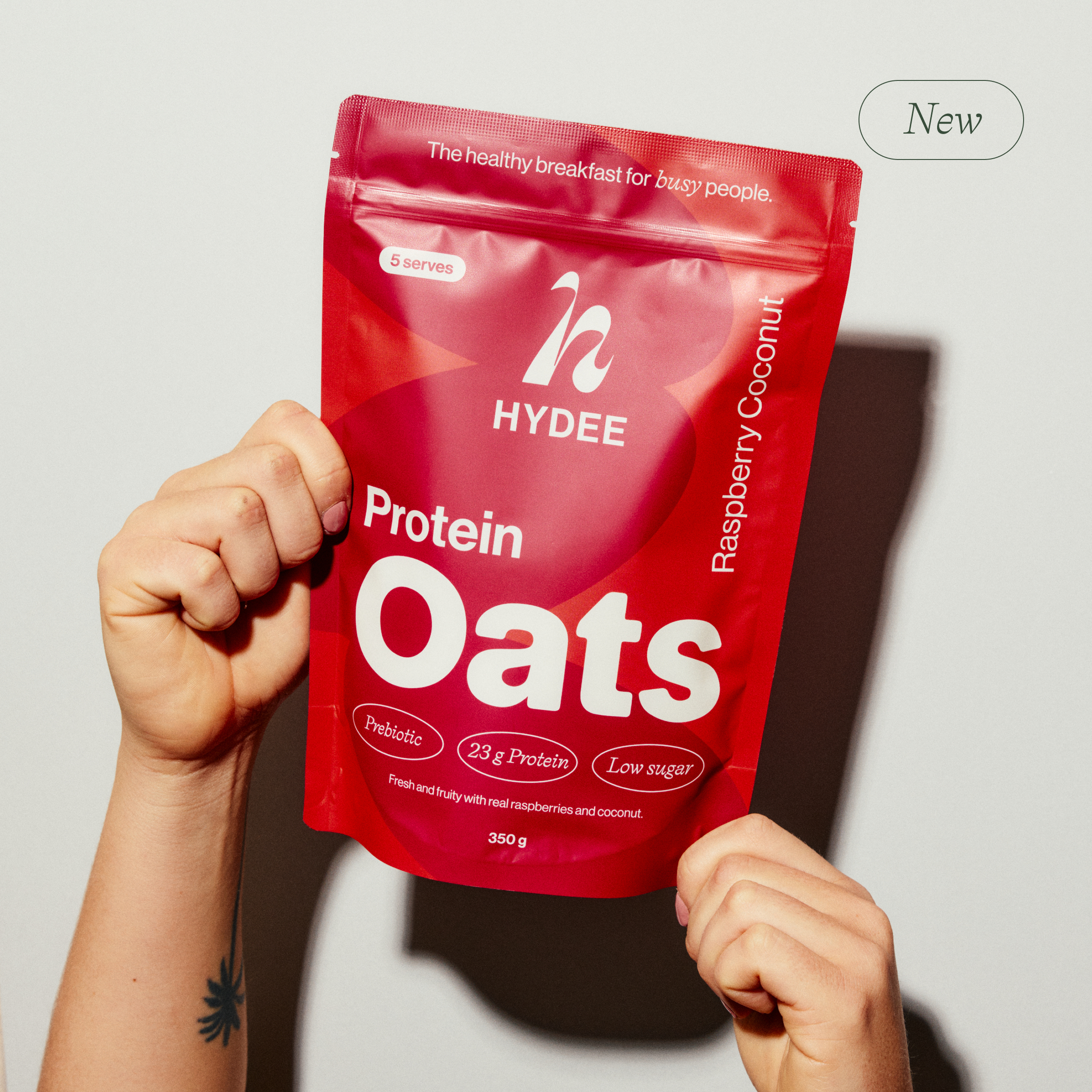 Protein Oats — Raspberry Coconut